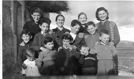 Grupo de vecinos de Cuencabuena.