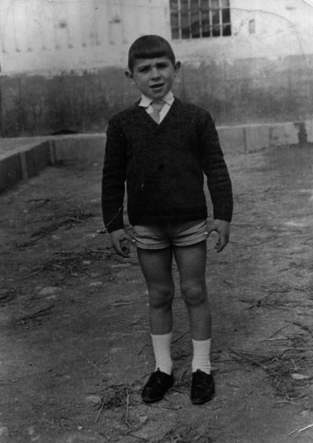 Retrato de un niÃ±o vecino de Calamocha.