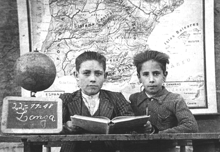 Retrato escolar. Langa del Castillo.