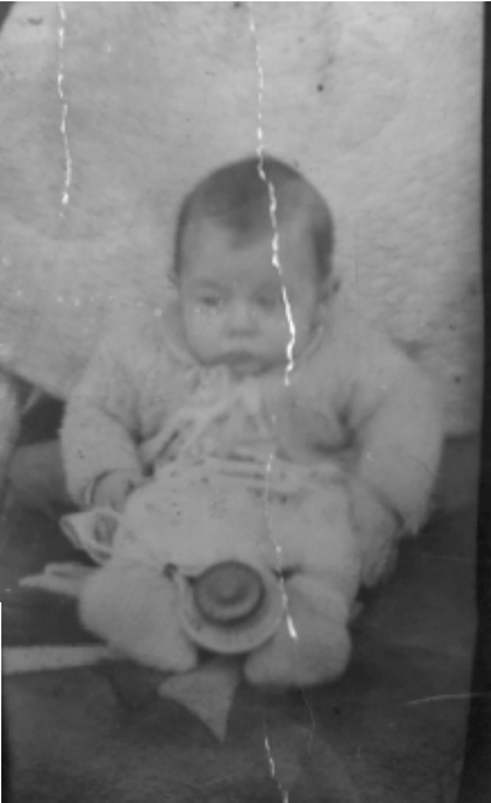 Retrato de un bebÃ© de Torremocha.