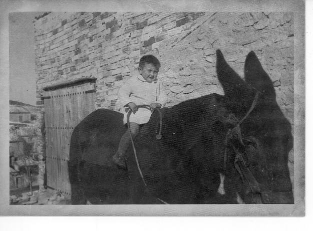 En la caballerÃ­a. Cosa.