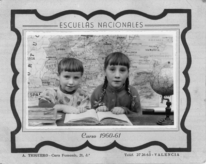 Foto en el colegio. BaÃ±Ã³n.