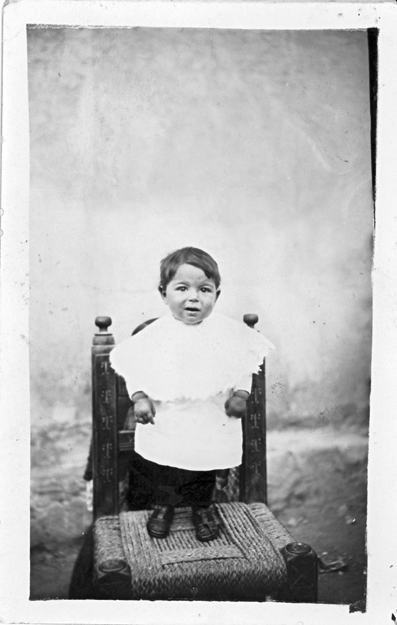 Retrato de bebe. BaÃ±Ã³n.