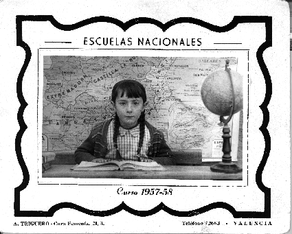 Retrato de Mercedes MartÃ­n en el colegio. CastejÃ³n de Tornos