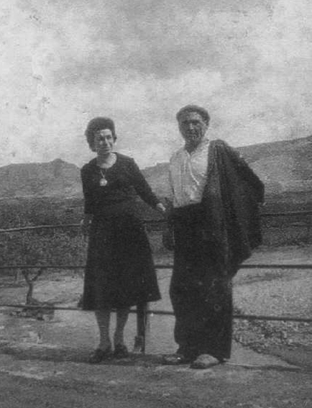 Pareja de vecinos de Morata de Jiloca.