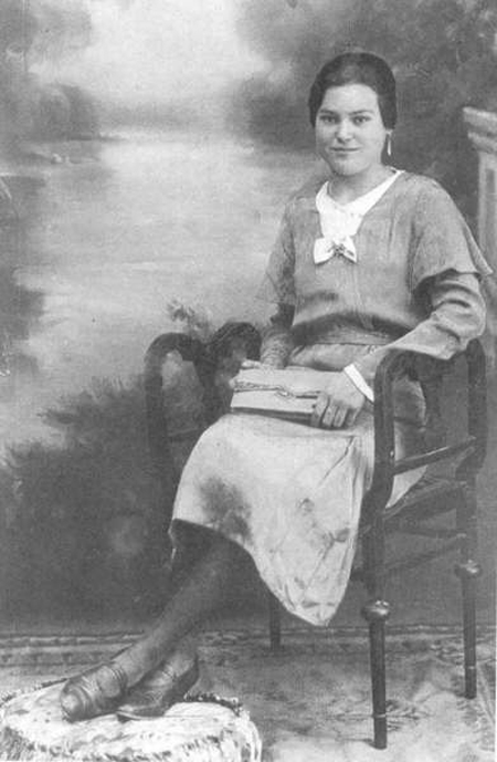 Retrato de una vecina de Morata de Jiloca.