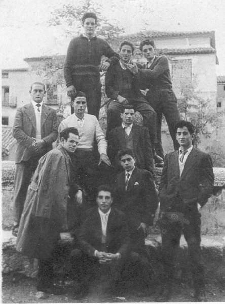 Grupo de amigos. Morata de Jiloca.