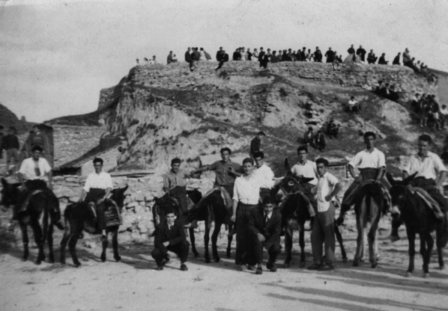 Carrera de burros. Maluenda.