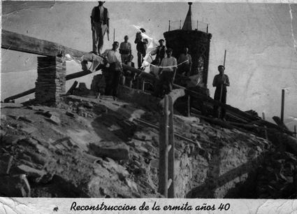 ReconstrucciÃ³n de la ermita de la Virgen