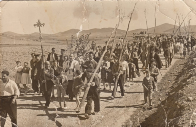 Bajada de Santa Cruz, 1956