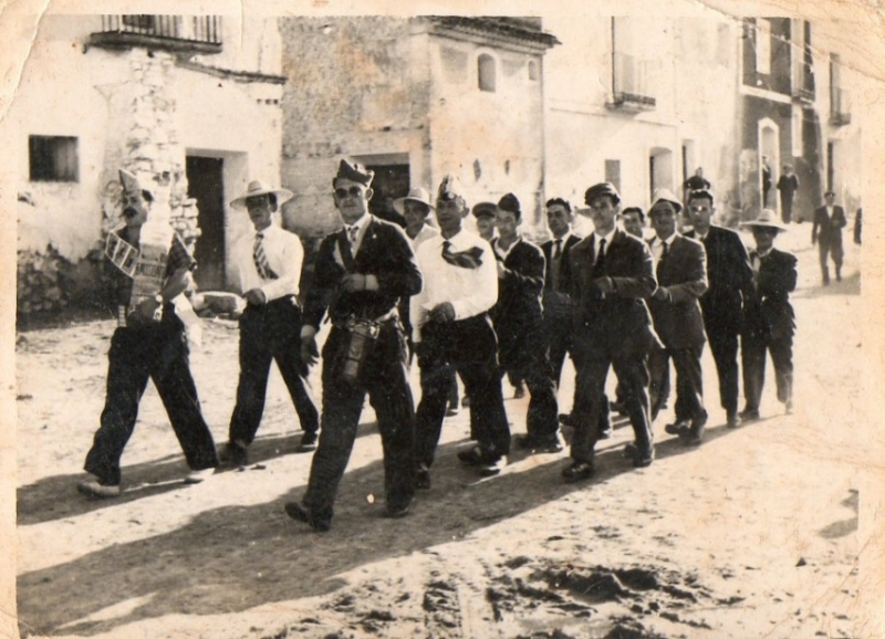 Mozos en las fiestas