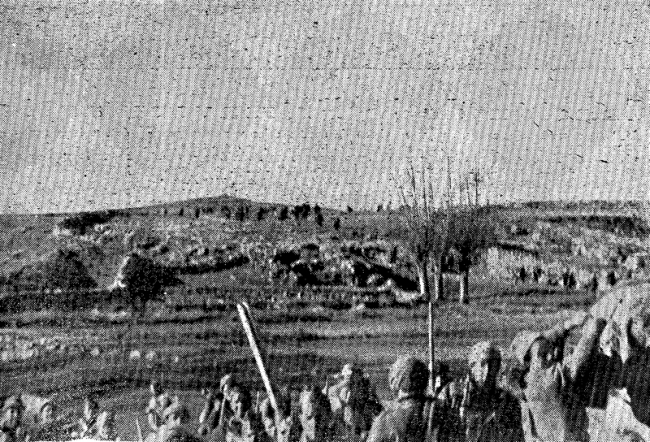 Tropas franquistas en Pancrudo