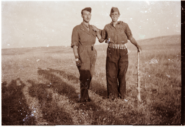 Retrato de dos soldados