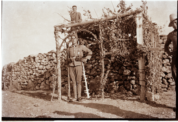 Retrato en trincheras