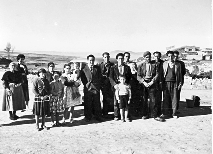 Grupo delante de los huertos.BaÃ±Ã³n