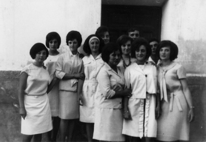 Grupo de amigas. BaÃ±Ã³n.