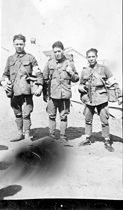 Amigos en la guerra de Ãfrica. BaÃ±Ã³n