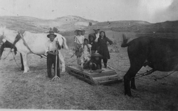 En el trillo. BaÃ±Ã³n.