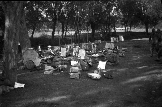 Instrumentos de la banda de mÃºsica italiana en BÃ¡guena