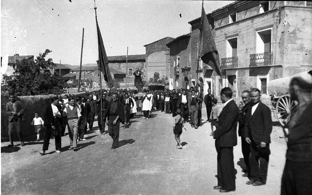 ProcesiÃ³n en BÃ¡guena durante la Guerra Civil