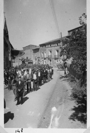 ProcesiÃ³n religiosa en BÃ¡guena durante la Guerra Civil