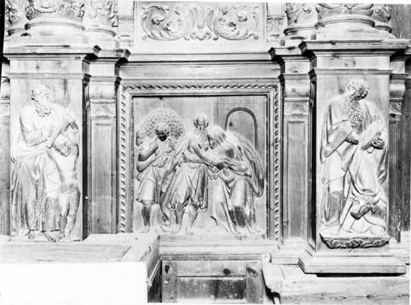 Detalle de un retablo de Maluenda