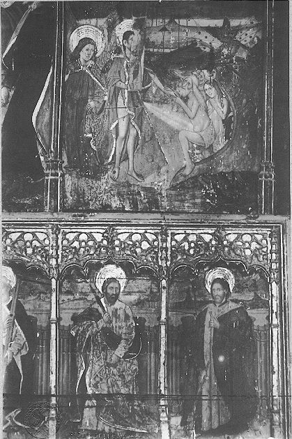 Fragmento del Retablo mayor del Descendimiento de Cristo