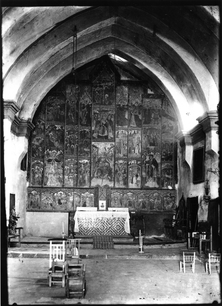Retablo Mayor de la Iglesia de Anento.