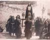 Penitentes portando a la Virgen. El Poyo
