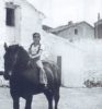 MarÃ­a a caballo. Villarquemado.