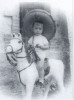 NiÃ±o con sombrero sobre un caballito. Villarquemado.