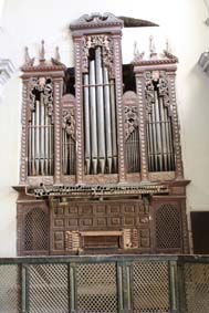 Órgano de la iglesia de Burbáguena