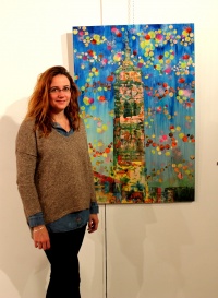 Leyre de Pereda en la muestra ARTEFACTO, de Logroño, 2014