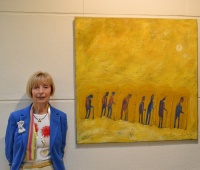 Retrato de quinita. Exposición "Sin Posos", Teruel, 2012. Portada Revista Grama