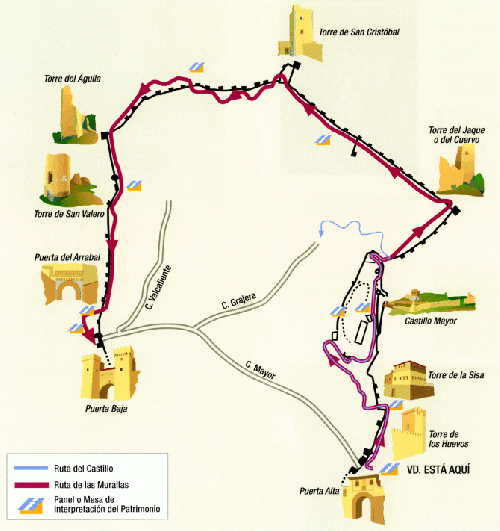 Ruta de las murallas de Daroca