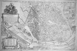 Plano de la ciudad de Valencia, 1700-1705. Fortea
